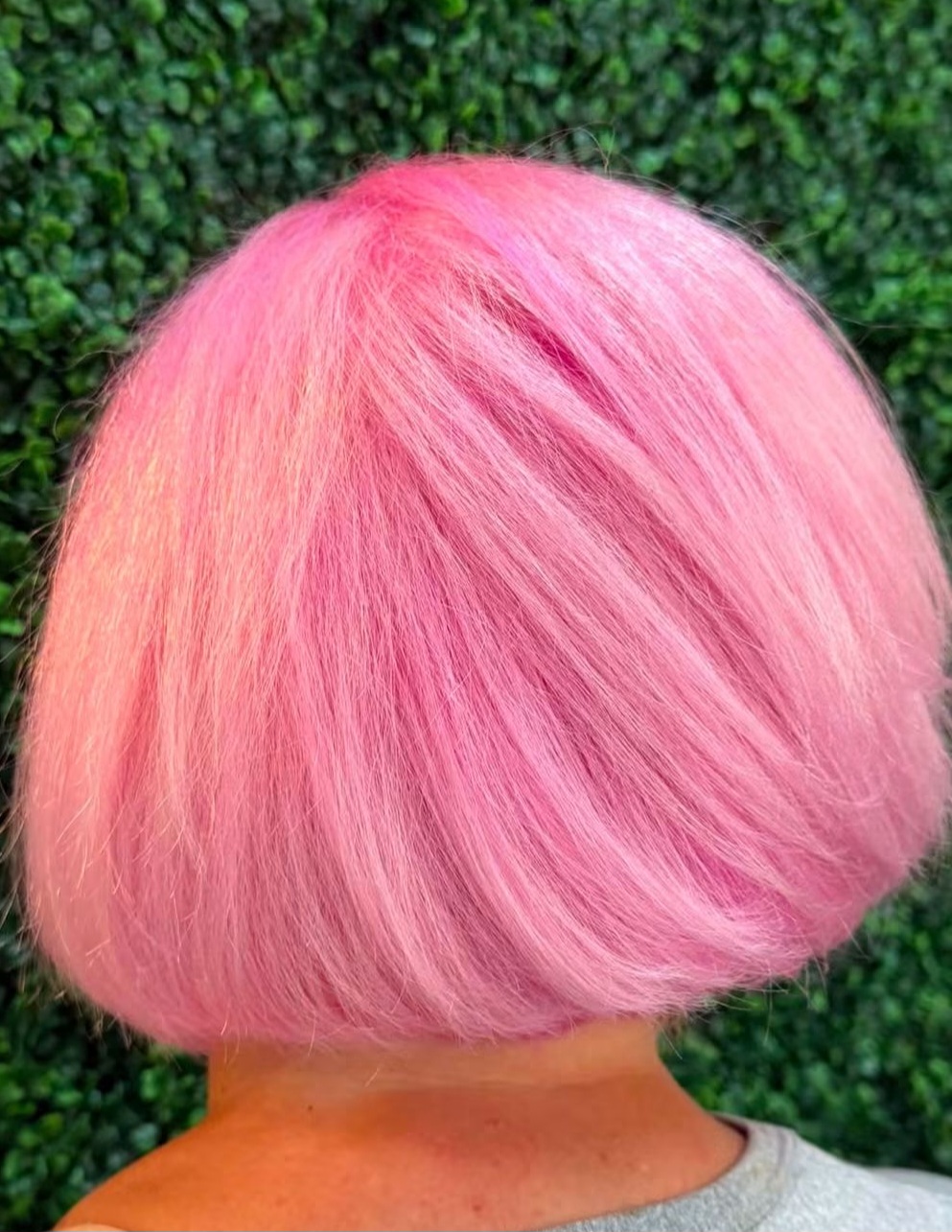 Pink bob